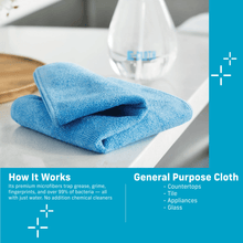 Load image into Gallery viewer, General Purpose Eco Cleaning Cloth 4-Piece Pack
