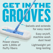 Load image into Gallery viewer, Eco Flexi Edge Floor &amp; Wall Duster with Telescopic Handle
