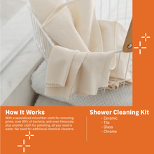 Load image into Gallery viewer, Shower &amp; Bathroom Eco Cleaning Cloth Pack
