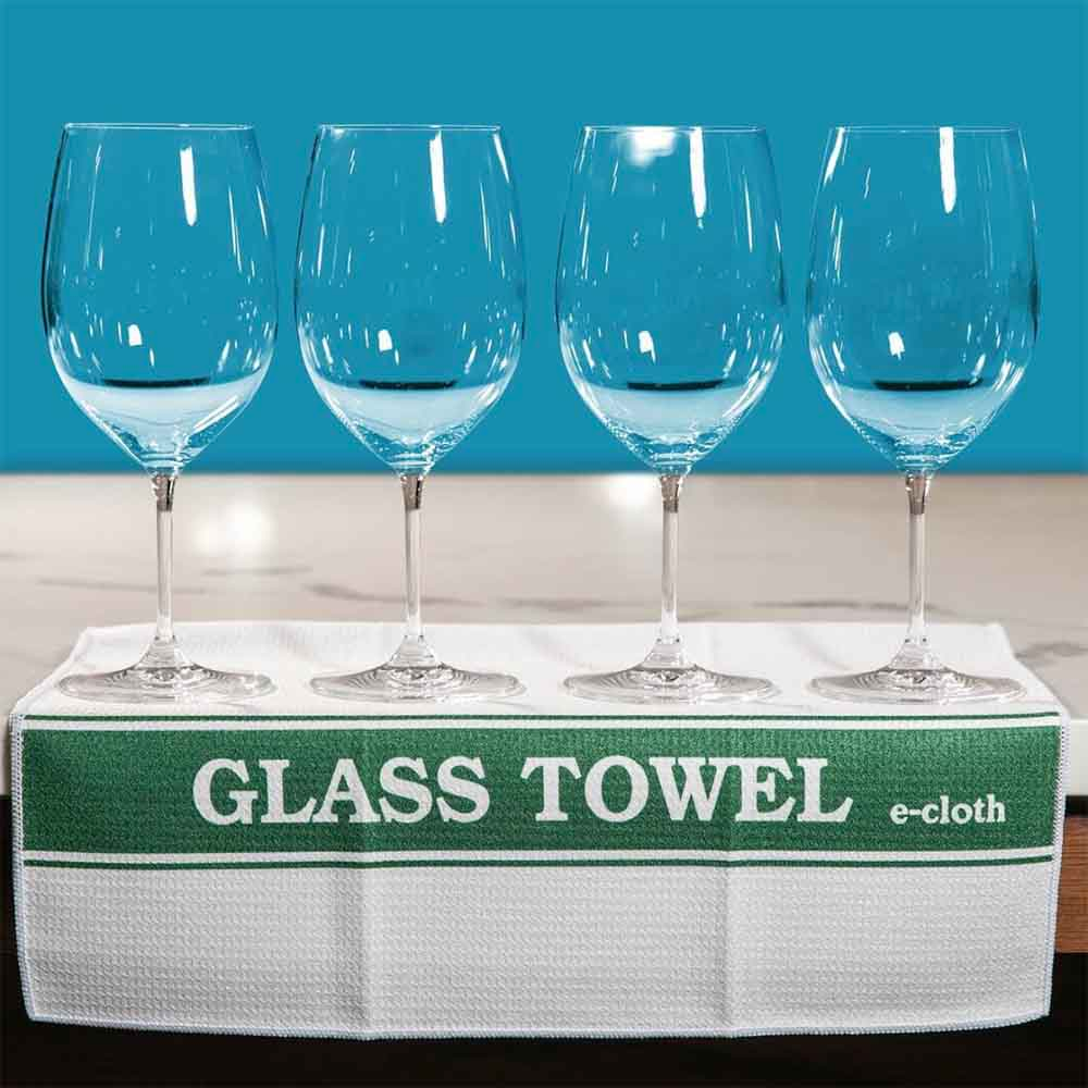 Glassware Drying & Polishing Microfibre Towel