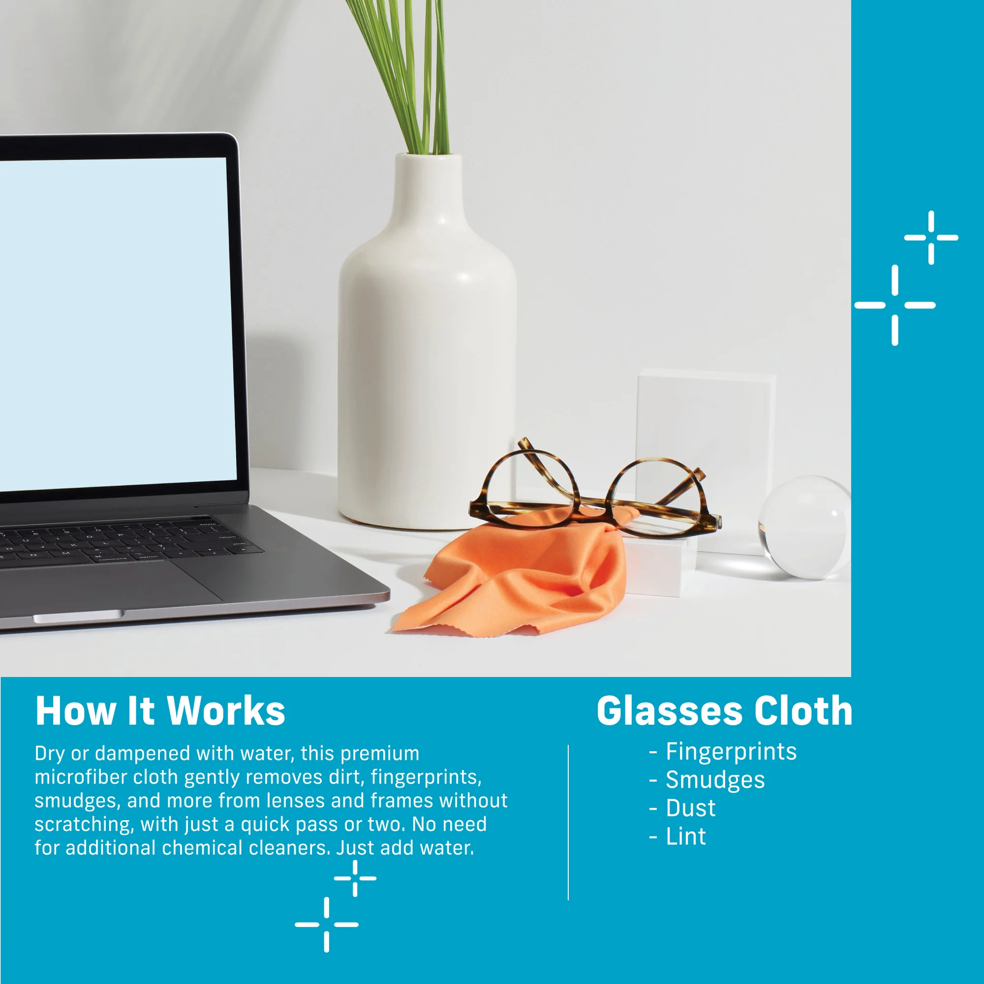 Spectacles & Sunglasses Eco Cleaning Cloth