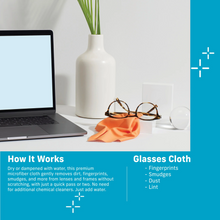 Load image into Gallery viewer, Spectacles &amp; Sunglasses Eco Cleaning Cloth
