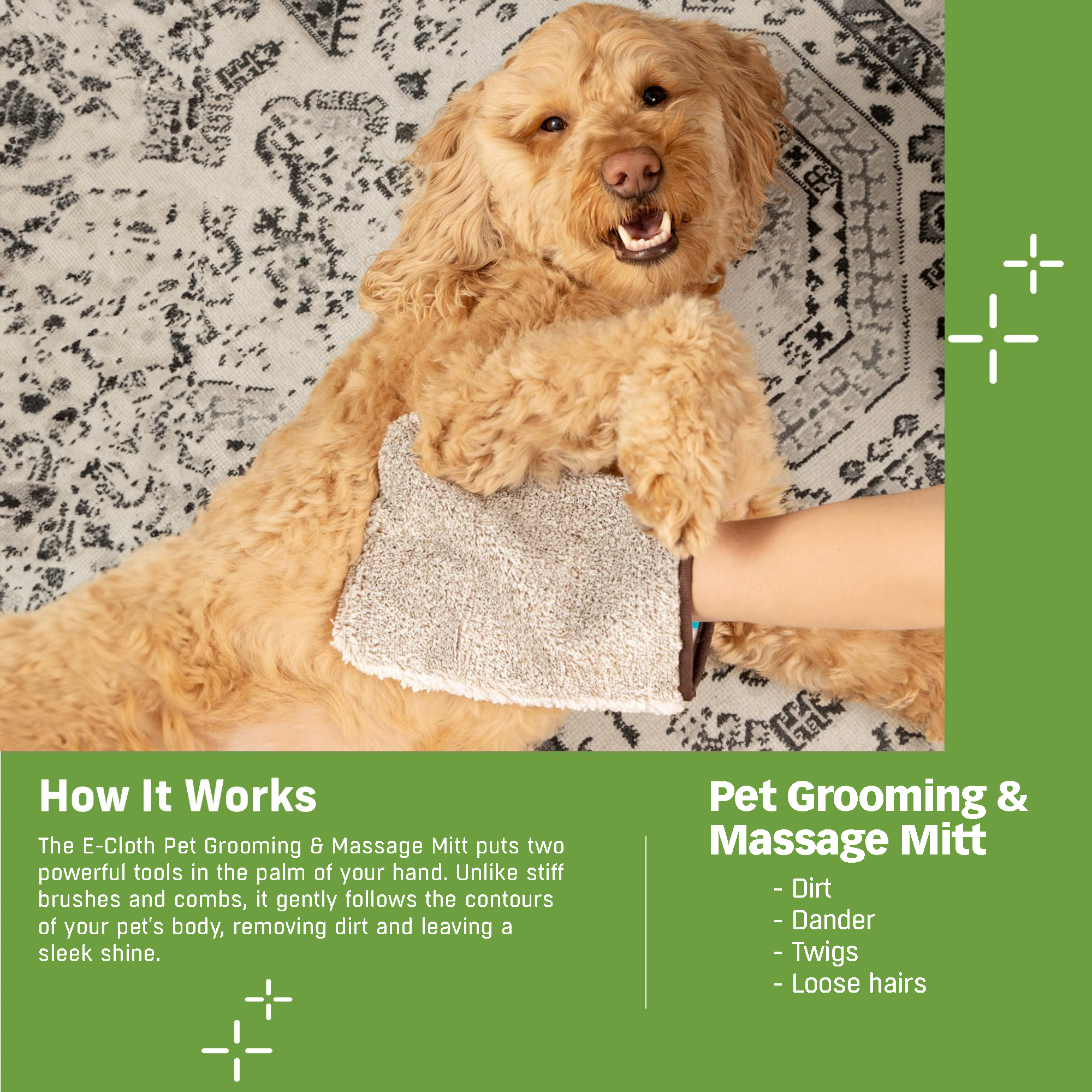 Pet Care Groom & Massage Mitt