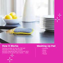 Load image into Gallery viewer, Eco Washing Up Pad For Kitchenware
