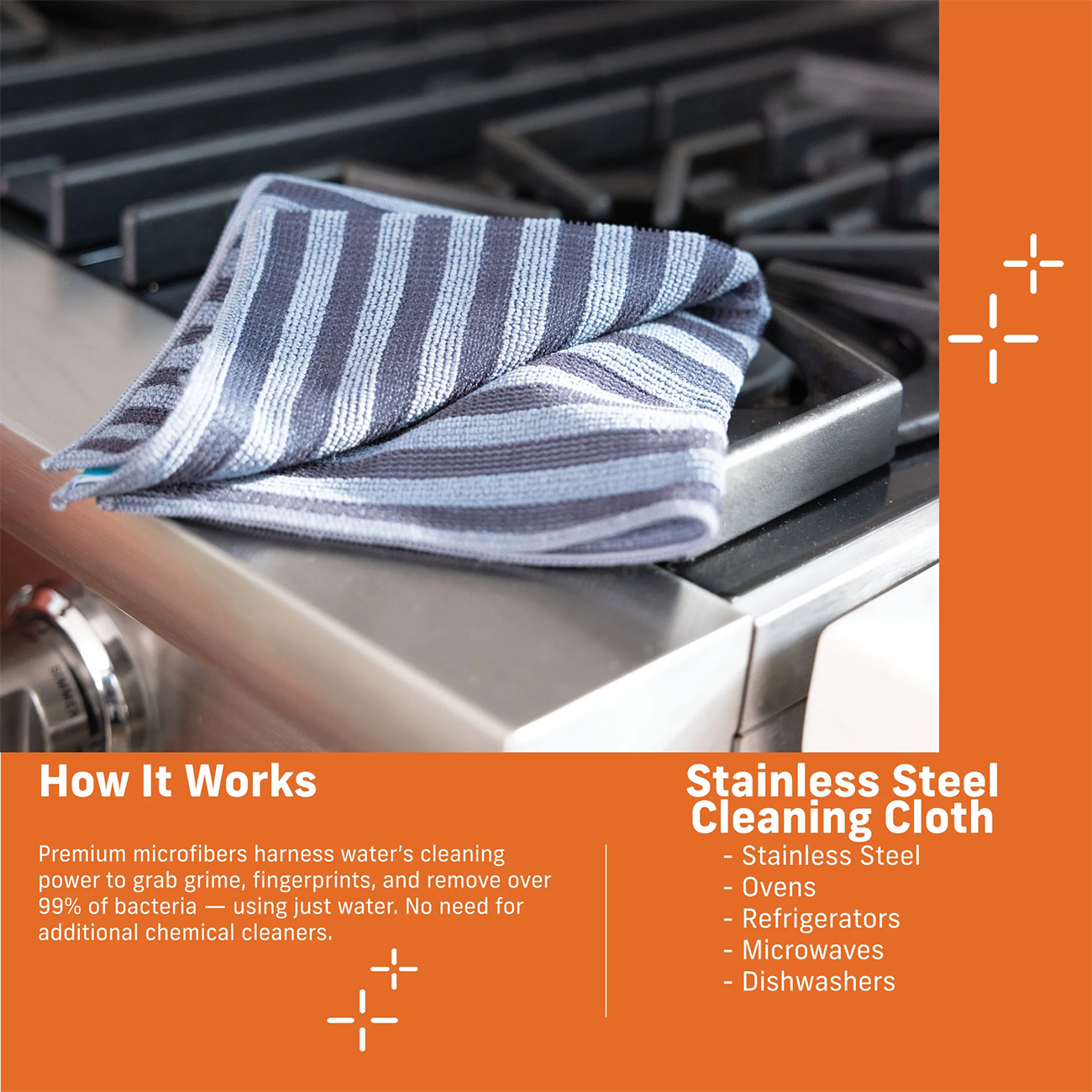 Stainless Steel Eco Cleaning & Scrubbing Cloth