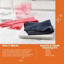 Load image into Gallery viewer, Granite &amp; Stone Eco Cleaning Cloth Pack

