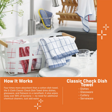 Load image into Gallery viewer, Classic Eco Tea Towel For Drying Glass &amp; Cookware
